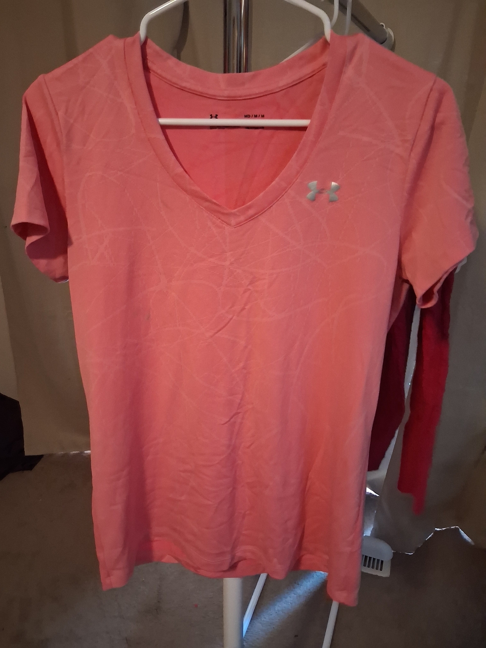 Under Armour Women’s V-Neck Athletic Tee - Pink